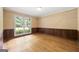 Bedroom with hardwood floors and a large window at 955 Landmark Dr, Sandy Springs, GA 30342