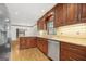 Spacious kitchen with stainless steel appliances and wooden cabinetry at 955 Landmark Dr, Sandy Springs, GA 30342