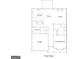 Detailed first floor plan featuring a kitchen, dining room, Gathering room, primary bedroom, garage, and mud room at 3019 Beverly Ct, Mcdonough, GA 30252