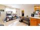Bright kitchen with tile floors, plenty of storage space, and access to a back door, perfect for meal preparation at 2545 Lake Royale Dr, Riverdale, GA 30296