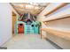 Basement featuring insulation, a pirate ship playhouse, and built in shelving at 500 Barrington Farms Pkwy, Sharpsburg, GA 30277
