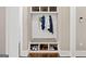 Mudroom with seating, storage, and hooks, perfect for organizing outdoor gear at 406 Horizon Trl, Canton, GA 30114