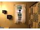 Bright bathroom featuring a window with decorative jellyfish and white curtains at 85 Pine Haven Dr, Carrollton, GA 30116