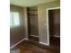 Bedroom with a built-in closet and window at 6485 Boca Grande Blvd, Forest Park, GA 30297
