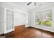Bright office featuring hardwood floors, french doors, and ample natural light at 1220 Roswell Manor Cir, Roswell, GA 30076