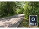 Paved section of the Roswell Greenway walking and biking trail with surrounding greenery at 1220 Roswell Manor Cir, Roswell, GA 30076