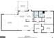 Floor plan including living room, kitchen, bedrooms, and two bathrooms at 962 Brighton Dr, Lawrenceville, GA 30043
