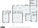 Detailed floor plan showcasing the layout of the house, including the kitchen, bedrooms, and living areas at 15 Stonewood Way, Sharpsburg, GA 30277