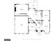 Detailed floorplan showcasing main level layout with room dimensions, garage and porch at 3835 Hickory Branch Trl, Suwanee, GA 30024