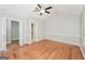 Spacious bedroom with hardwood floors, vaulted ceilings, and ample closet space at 2090 Blackberry Ln, Auburn, GA 30011