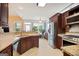 Bright eat-in kitchen features stainless appliances, tile floors, and ample countertop space at 1979 Spivey Village Dr, Jonesboro, GA 30236
