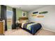 Bedroom featuring a queen bed, window, and minimalist decor at 11893 Aukerman Way, Hampton, GA 30228