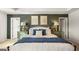 Spacious main bedroom featuring tray ceilings, lots of natural light, and an ensuite bathroom with a walk-in closet at 11893 Aukerman Way, Hampton, GA 30228