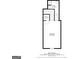 Floor plan showcasing upper level layout and dimensions for a bedroom, bathroom, and walk-in closet at 109 National Way, Carrollton, GA 30116
