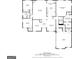 Detailed floor plan showcasing the layout of the home, including dimensions for rooms and key features at 109 National Way, Carrollton, GA 30116