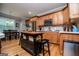 Kitchen with a dining table and chairs and stainless steel appliances at 109 National Way, Carrollton, GA 30116
