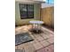 Outdoor patio with brick pavers, offering a quaint space for relaxation at 207 Oak N Cir, Stockbridge, GA 30281