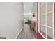Inviting foyer with hardwood floors leading to the living area at 107 Meadowbrook Ln, Grantville, GA 30220