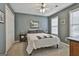 Bedroom with ceiling fan and closet at 139 Ardenlee Dr, Peachtree City, GA 30269
