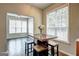 Cozy kitchen breakfast nook with seating, natural light and dark floors at 1643 Jackson Way, Atlanta, GA 30318