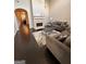 Bright living room with fireplace, dark floors, and modern decor at 1643 Jackson Way, Atlanta, GA 30318