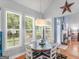 Bright dining area with natural light from large windows overlooking backyard at 4147 Alayna Lee Cir, Mcdonough, GA 30252