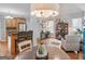 Open floorplan connecting dining, kitchen and living area, great for entertaining at 4147 Alayna Lee Cir, Mcdonough, GA 30252