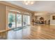 Spacious foyer with tiled floors, a large window, and a dining area beyond at 4187 Cherry Laurel Se Dr, Covington, GA 30014