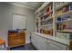 Charming home office featuring built-in shelving and ample storage space at 4187 Cherry Laurel Se Dr, Covington, GA 30014