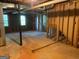 Unfinished basement with exposed utilities, perfect for customization and additional storage at 823 Mountain View Run, Stone Mountain, GA 30087
