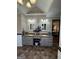 Double vanity bathroom with neutral colors and updated fixtures at 3970 Governors Cir, Loganville, GA 30052