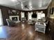 Spacious living room with a fireplace and neutral décor at 3970 Governors Cir, Loganville, GA 30052