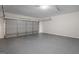 Clean and spacious garage features a large metal door and ample room for parking at 5368 Nw Stafford Nw Dr, Lilburn, GA 30047