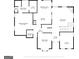 Detailed first-floor plan showing layout including the living room, kitchen, bedrooms, and bathrooms at 204 Pinehurst Way, Carrollton, GA 30116