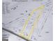 Real estate lot map with boundary lines and marked areas for septic and residential use at 3935 Jailette, Atlanta, GA 30331