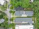 Aerial view of a neighborhood showcasing well-maintained homes and lush greenery at 32 Walthall Ne St # A, Atlanta, GA 30307