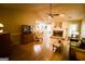 Bright living room with hardwood floors, fireplace, and comfortable seating at 155 Granby Ln, Fayetteville, GA 30215