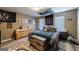 Comfortable bedroom with a well-lit space, unique decor, and a cozy ambiance at 105 N River Dr # G, Sandy Springs, GA 30350