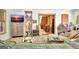 Cozy living room with comfortable seating and an opening view to the dining area at 460 Morgan Mill Rd, Brooks, GA 30205