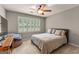 Bedroom with a ceiling fan, natural light, and a calm vibe at 307 Bellingrath Ct, Peachtree City, GA 30269