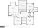 Second floor plan displays a flexible room, multiple bedrooms, bathrooms, and closet spaces at 307 Bellingrath Ct, Peachtree City, GA 30269