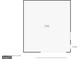 Floor plan of the detached garage showing the garage dimensions at 307 Bellingrath Ct, Peachtree City, GA 30269