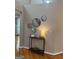 Bright foyer showcasing hardwood floors and modern decorative elements at 2532 N Carroll Ct, Villa Rica, GA 30180