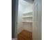 A well-organized pantry with shelving for ample storage space at 2532 N Carroll Ct, Villa Rica, GA 30180