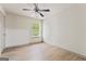 Bedroom features ceiling fan, natural light, and neutral colors at 2714 Haynescrest Dr, Grayson, GA 30017