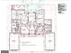 Detailed floor plan showcasing the layout of the home's first floor including a circular staircase and garage space at 4309 Giverny Blvd, Fairburn, GA 30213