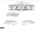 Scaled front elevation of the home showcasing architectural details, dimensions, and design elements at 4309 Giverny Blvd, Fairburn, GA 30213
