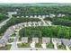 Aerial view of the neighborhood and surrounding area at 302 Aspen Valley Ln, Dallas, GA 30157