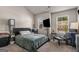 Comfortable bedroom with vaulted ceiling and two bright windows at 2829 Wild Laurel Ct, Norcross, GA 30071