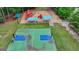 Aerial view of playground, basketball court and recreation area at 5245 Cottage Farm Rd, Johns Creek, GA 30022